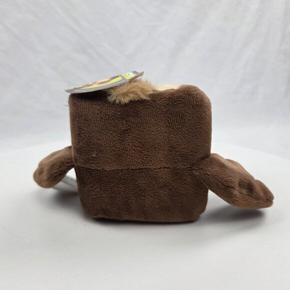 Chuck E Cheese Square Stackable Cube Plush Jasper NWT 4" - Picture 6 of 7